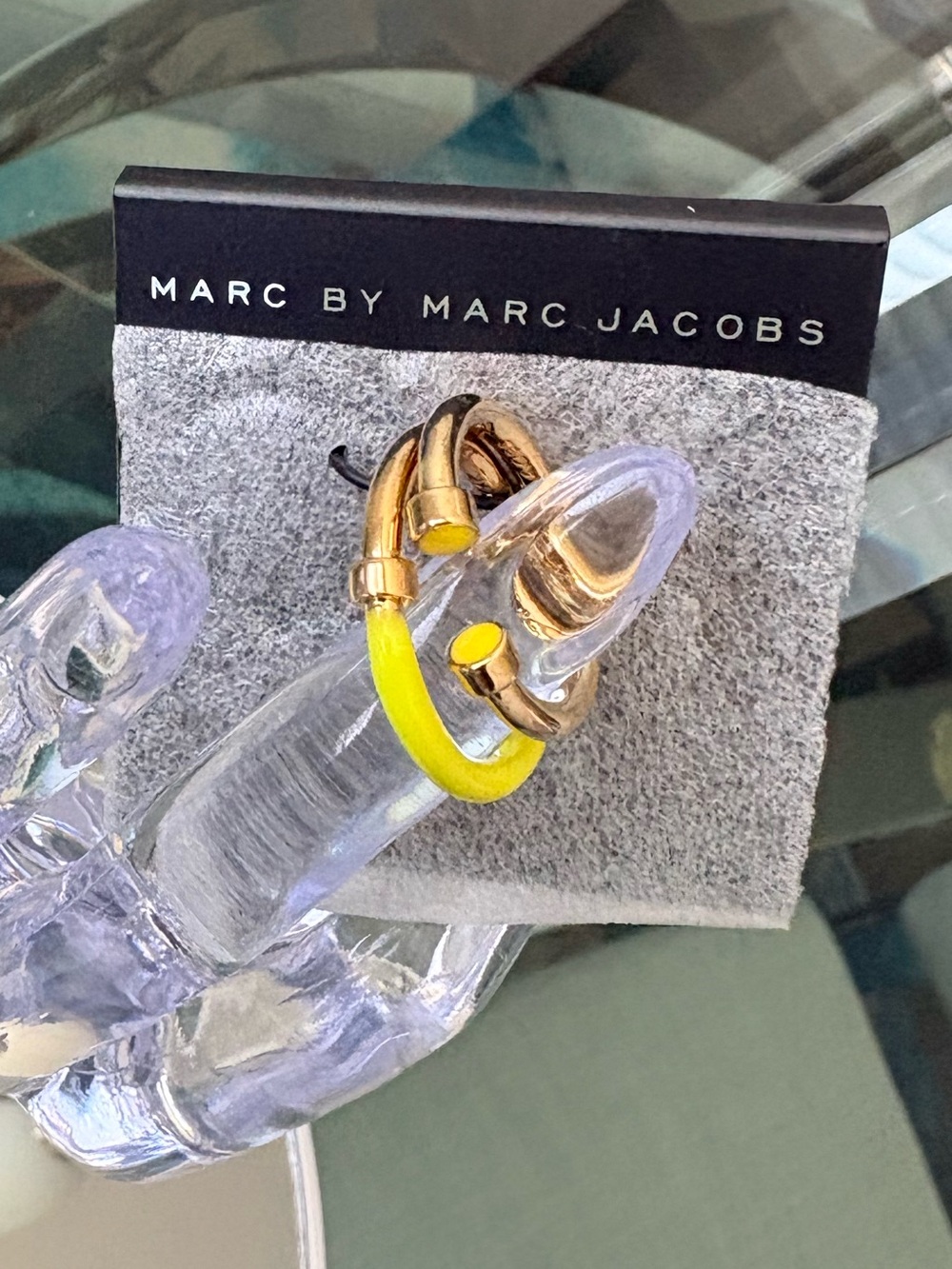Marc Jacobs Enamel & Gold-Tone Stack Rings - Picture 4 of 9